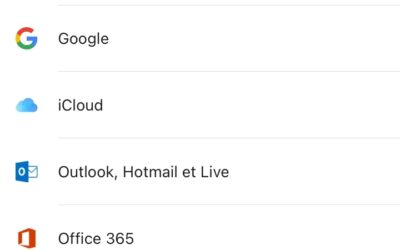 Ajout adresse mouvement rural sur Gmail